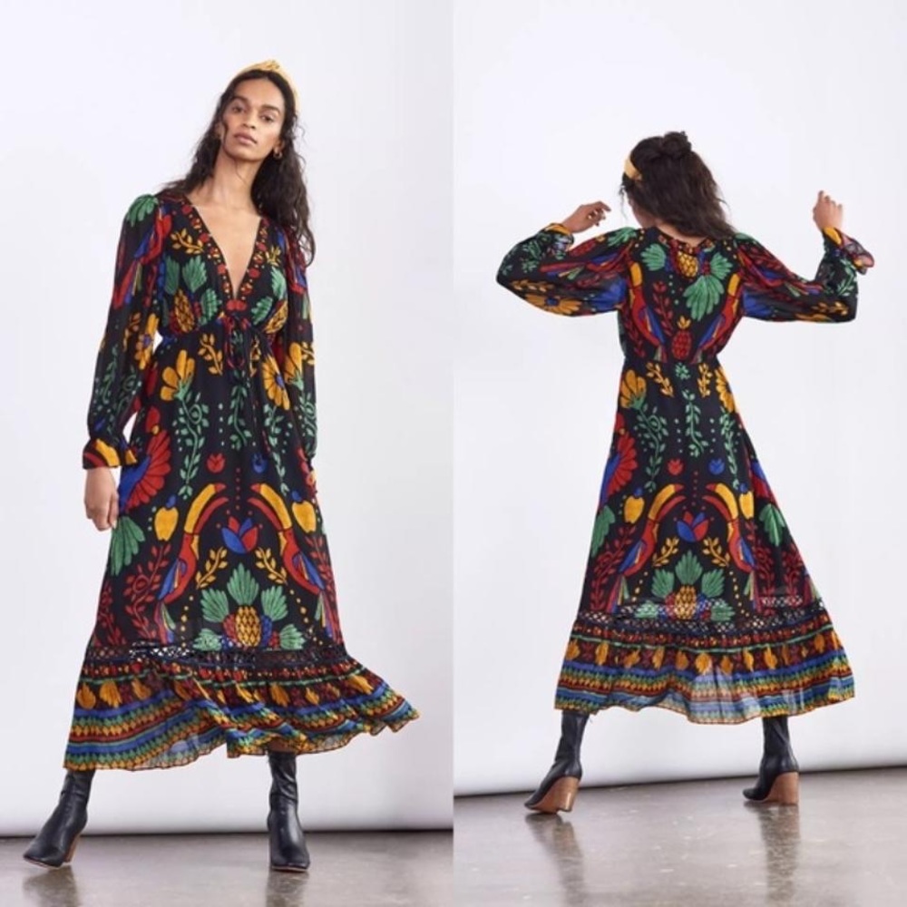 NWT Farm for Anthropologie Georgette Dress XXS